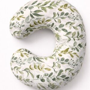Boppy Nursing Pillow green sage leaf and 2 covers